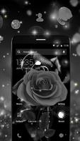 Black Rose APUS Launcher Theme ภาพหน้าจอ 1