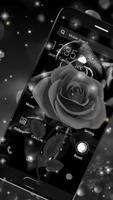 Black Rose APUS Launcher Theme screenshot 2