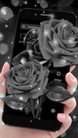 Black Rose APUS Launcher Theme imagem de tela 3