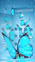 Blue Fantasy Butterfly Theme スクリーンショット 1