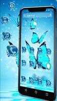 Blue Fantasy Butterfly Theme スクリーンショット 3