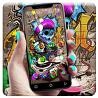 Graffiti Hip Hop Skull APUS Launcher Theme icon