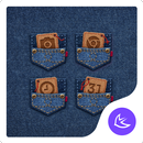 Jeans Pockets APUS Launcher th APK
