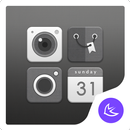 Modern Gray APUS Launcher them APK