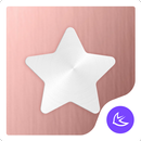 Modern Gold Rose APUS Launcher APK
