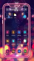 Color Phone Neon APUS Launcher Affiche