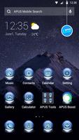 QUIET STAR-APUS Launcher theme Affiche