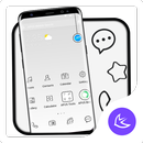 Pure White APUS Launcher theme APK