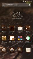 Wooden-APUS Launcher theme Cartaz