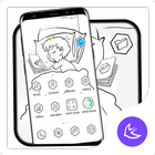 Relaxing Weekend APUS Launcher icon