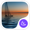 The Sunset-APUS Launcher theme APK