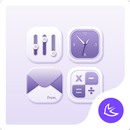 Simple Pure Purple APUS Launch APK