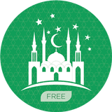 Icona Tempi e qibla pregare islamica