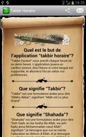 Takbir Horaire 截图 2