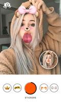 Beauty Snap plus Face Stickers 스크린샷 1