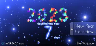 New Year's day countdown