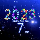 New Year's day countdown icon