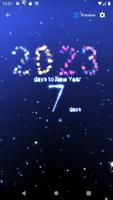 New Year's day countdown پوسٹر
