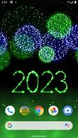 New Year 2023 Fireworks 4D تصوير الشاشة 1