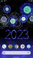 New Year 2023 Fireworks 4D تصوير الشاشة 2