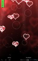 Hearts live wallpaper پوسٹر