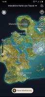 Genshin Map Official Plakat