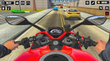Jogos de corrida de moto Cartaz