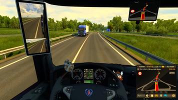 Euro Truck Driving Sim Game plakat