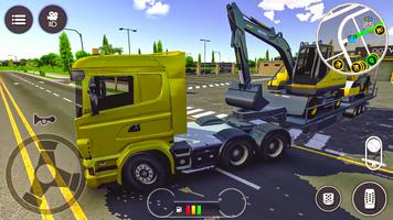 Euro Truck Driving Sim Game скриншот 3