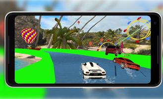 Car Aqua Race 3D - Water Park Race تصوير الشاشة 1