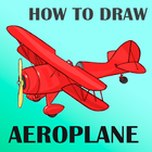 How to draw Aeroplane ícone