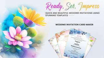 Muslim Wedding Card Maker Poster