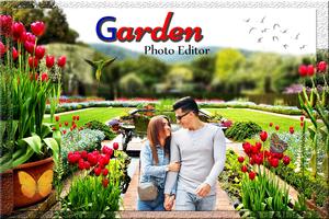Poster Garden photo frames : Cut paste editor