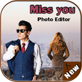 Miss You Cut Paste photo Frame