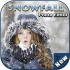 SnowFall Cut Paste Photo frame icône