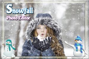 SnowFall Cut Paste Photo frame 스크린샷 1