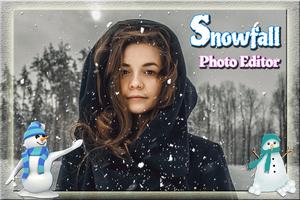 2 Schermata SnowFall Cut Paste Photo frame