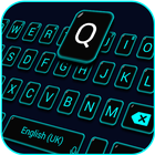 Aqua Neon Keyboard icône