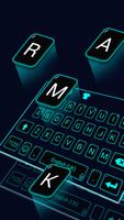 Aqua Neon Keyboard скриншот 1