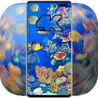 écran de veille d'aquarium 4k icône