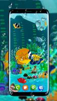 Live achtergronden van aquariu-poster