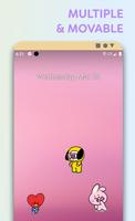 BT21 Shimeji - BTS Characters تصوير الشاشة 2