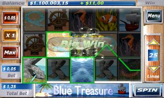 Blue Treasure Slots capture d'écran 1