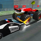 City Gangster Monster Truck Police Chase Crash’19 أيقونة