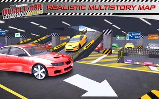 Multistory American Muscle Smart Car Parking 2019 screenshot 2