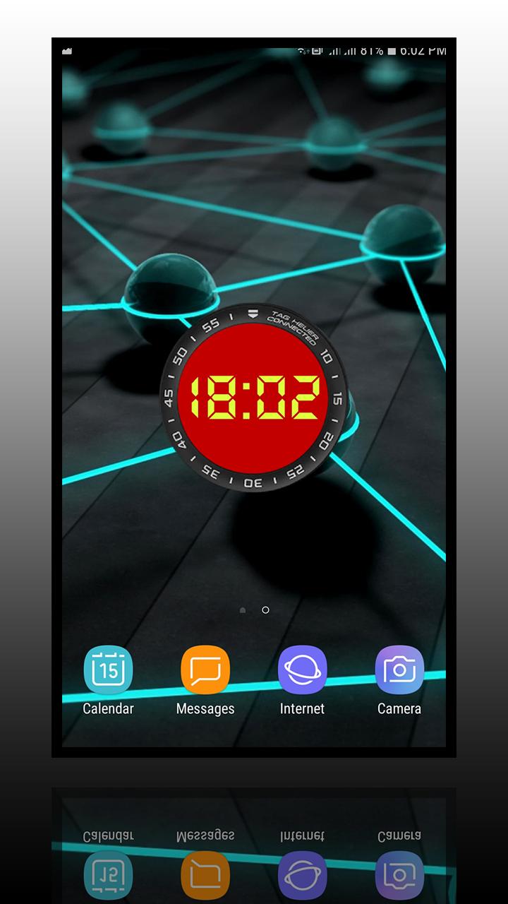 Android 用の デジタル 時計 ウィジェット 3d 生きる 壁紙 4k Apk を