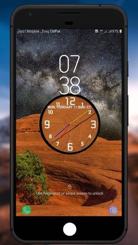 Android Icin Analog Gece Saat Canli Duvar Kagidi Apk Yi Indir