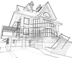 Architecture House Drawing تصوير الشاشة 1