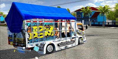 Mod Bussid Truk Drift Asyik poster