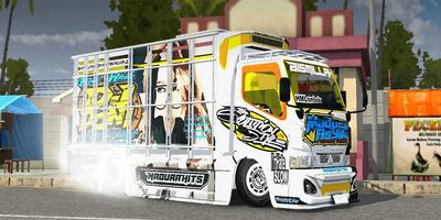 Mod Bussid Truk Drift Asyik screenshot 1